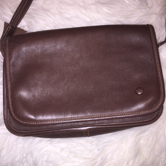 Vintage Lady Atlas Brown Leather Cross Bod… - Picture 2 of 8